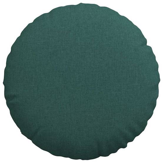 Coussins de siège 2 pcs Vert foncé Ø80 x 29 cm tissu Maison Chic - Image 6
