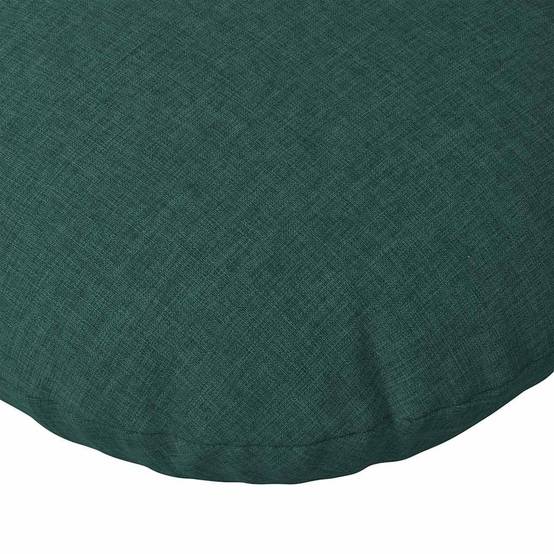 Coussins de siège 2 pcs Vert foncé Ø80 x 29 cm tissu Maison Chic - Image 7
