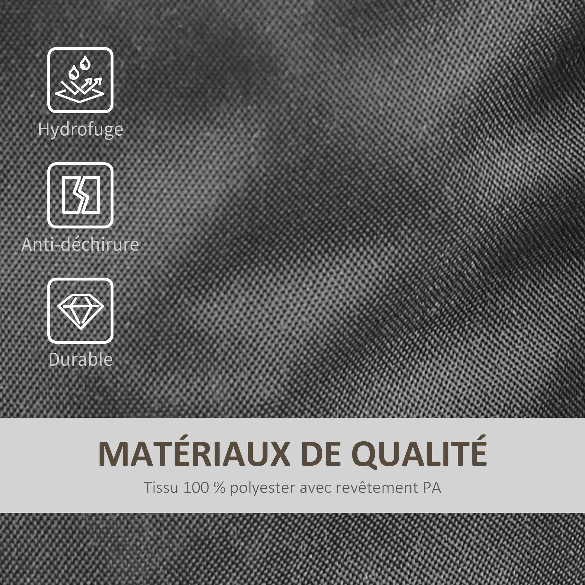 Sans Marque - Lot 4 sacs de lestage de fixation pour tonnelle parasol pavillon, poids de lestage de pavillon, volume max. 15 kg, noir - Image 8