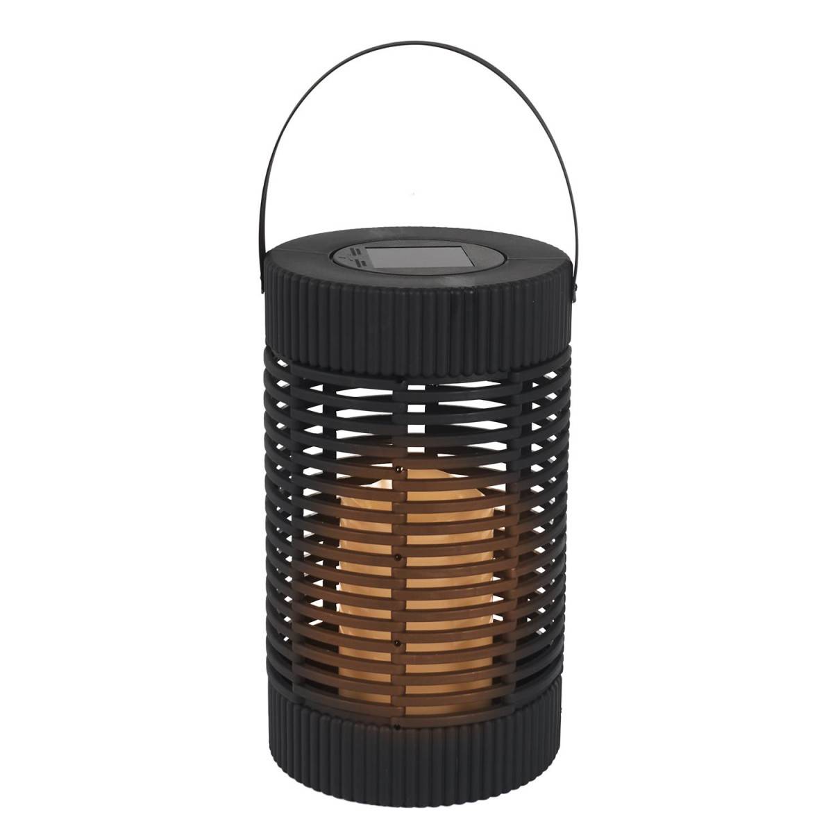 The Home Deco Factory - Lanterne Solaire "Bougie LED" 23cm Noir - Image 2