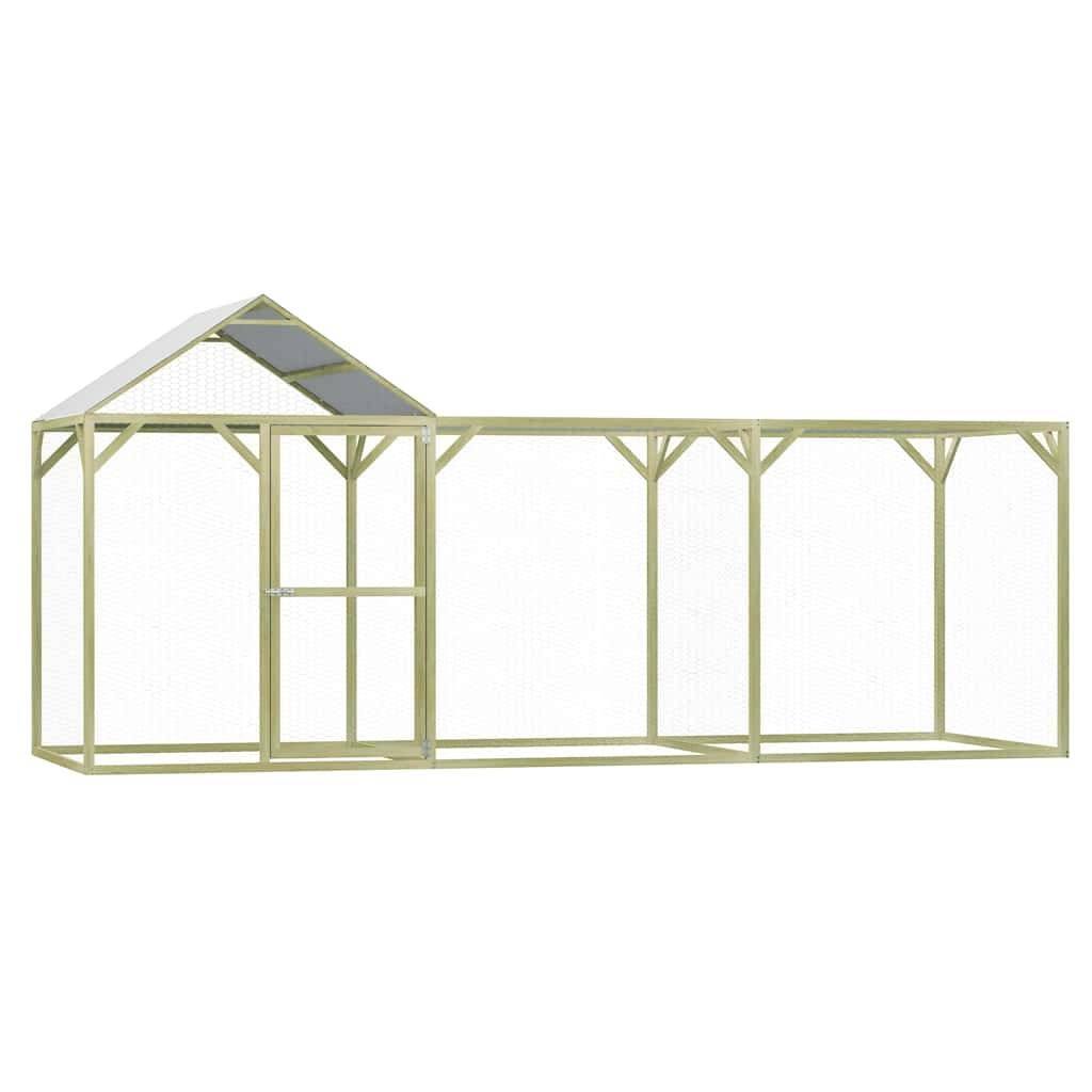 Vidaxl - Poulailler 4,5x1,5x2 m Pinède imprégnée vidaXL 278401 - Image 1