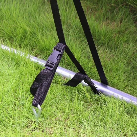 Kit d'ancrage pour trampoline - 4 sardines de fixation et sangles - Compatible toutes tailles | sweeek - Image 3