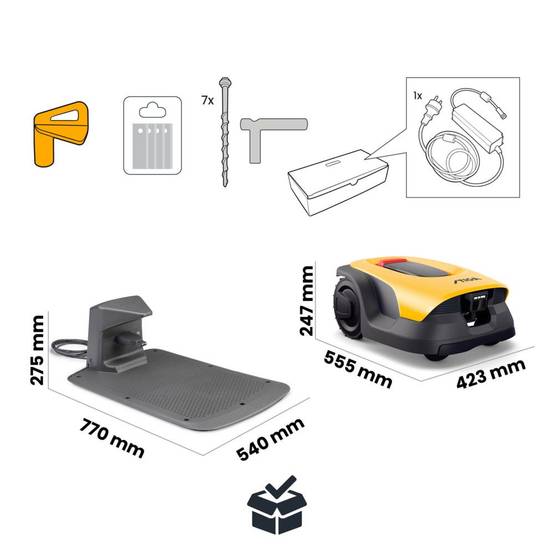 Stiga - Robot Tondeuse A 6V, 2 V, 18 cm, Caméra IA, GPS-RTK, jusqu'à 600 m² - STIGA - Image 9