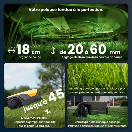 Stiga - Robot Tondeuse A 6V, 2 V, 18 cm, Caméra IA, GPS-RTK, jusqu'à 600 m² - STIGA - Image 3