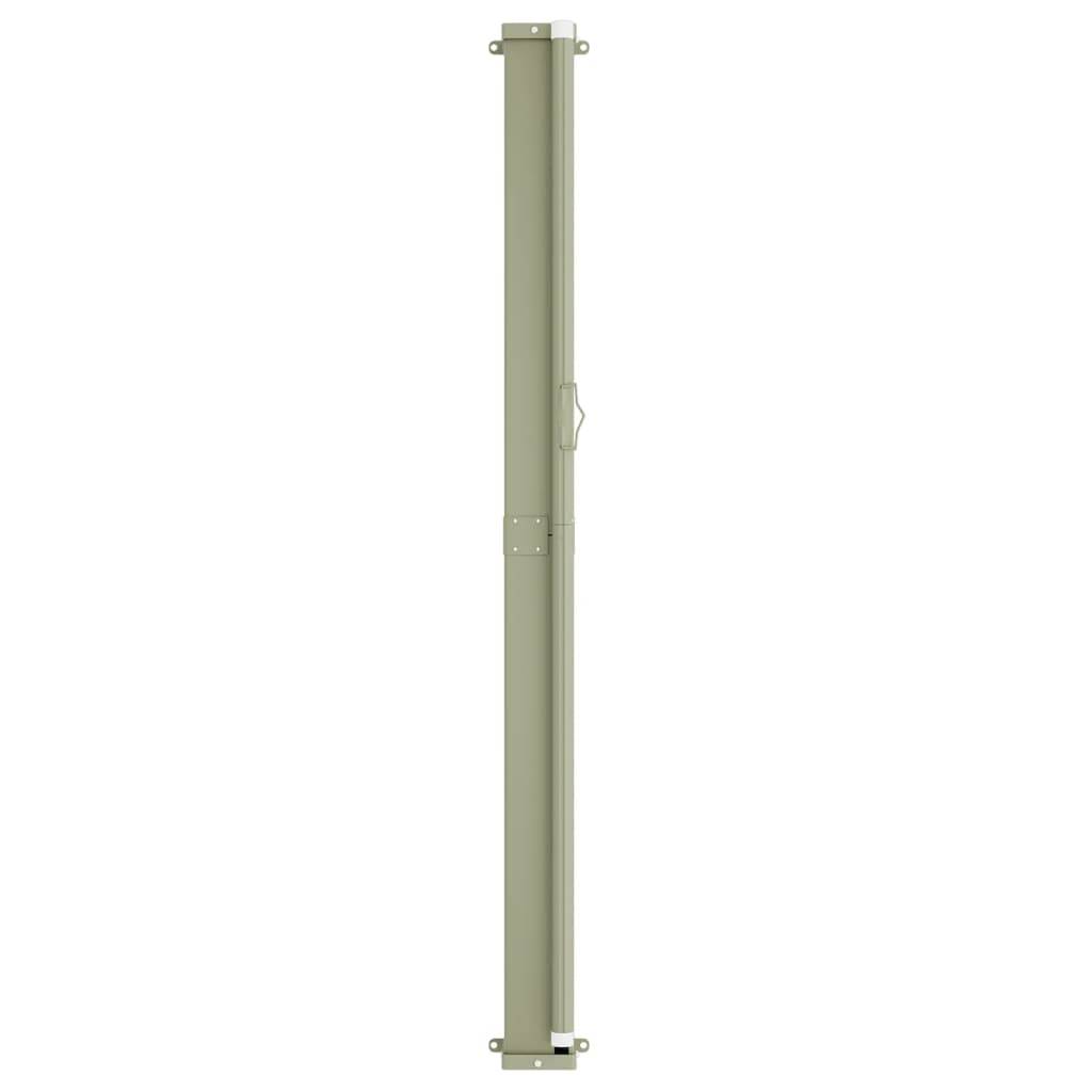 Helloshop26 - Auvent paravent store brise-vue latéral rétractable de patio jardin terrasse balcon protection visuelle écran 140 x 500 cm rouge - Image 5