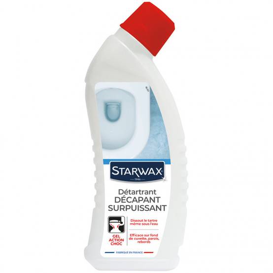 Starwax - Détartrant décapant surpuissant gel pour WC 750ml STARWAX - Image 1