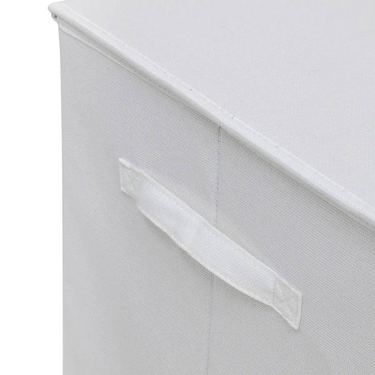 Panier à Linge Avec Séparateur "Colors" 74L Blanc - Image 3