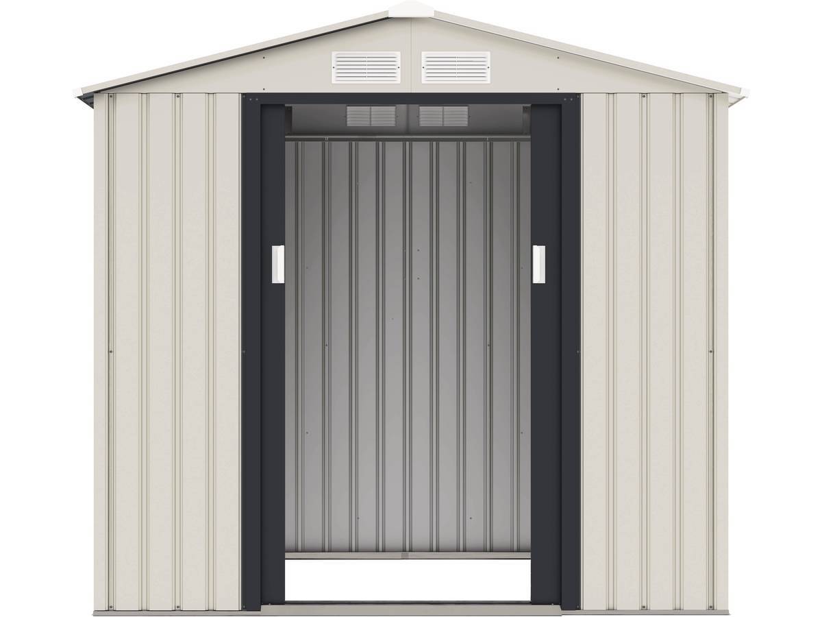 Habitat Et Jardin - Abri De Jardin Métal "nebraska" - 2.71 M² - Beige/gris Anthracite -habitat Et Jardin - Image 3
