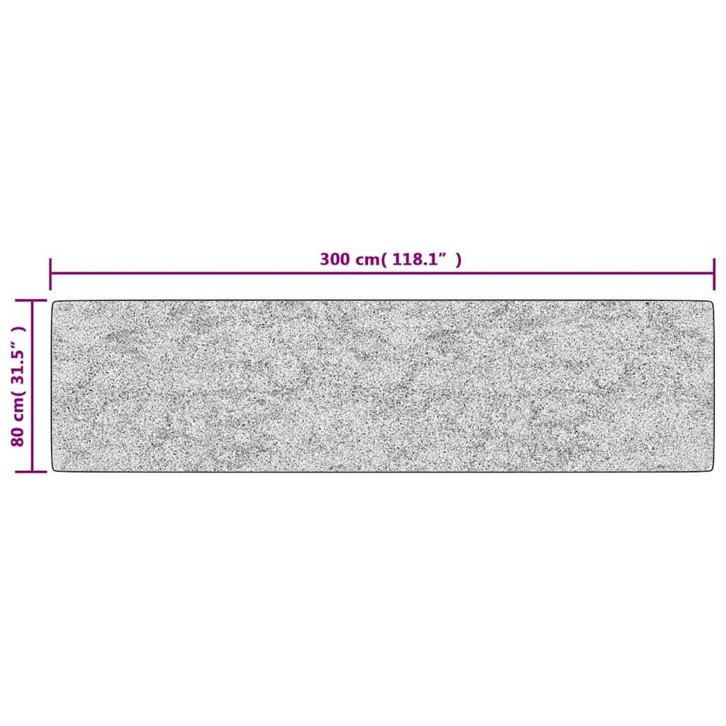 Tapis de Couloir Velours Lavable en Machine Antidérapant et Antibactérien Beige 80x300 cm – ComfortXL Outdoor Living - Image 8