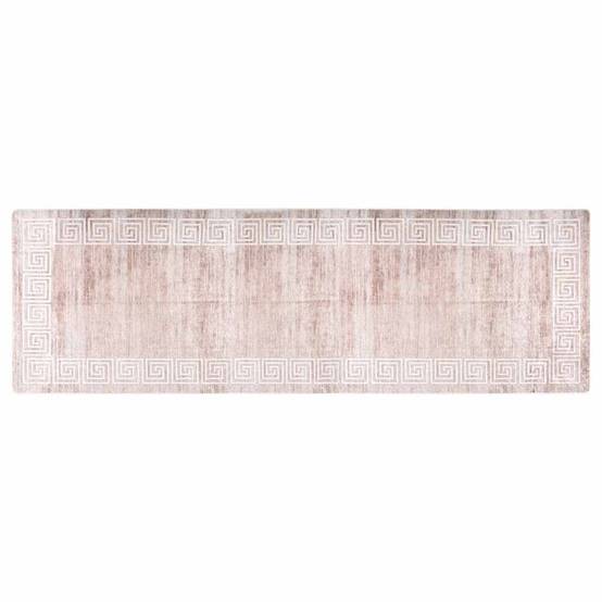 Tapis de Couloir Velours Lavable en Machine Antidérapant et Antibactérien Beige 80x300 cm – ComfortXL Outdoor Living - Image 2