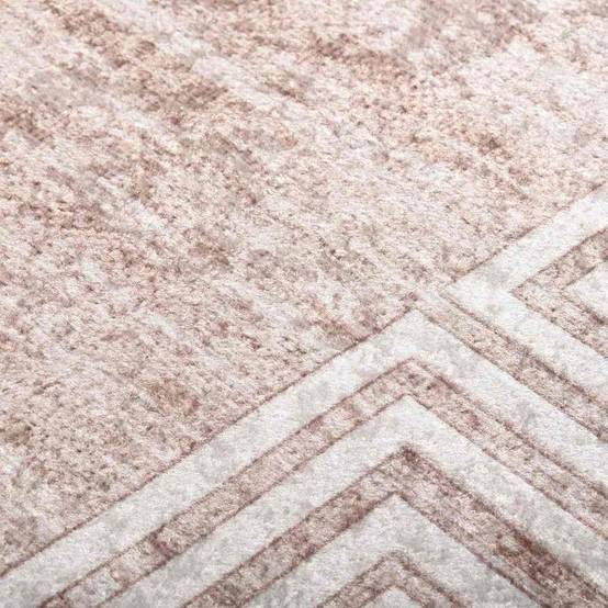 Tapis de Couloir Velours Lavable en Machine Antidérapant et Antibactérien Beige 80x300 cm – ComfortXL Outdoor Living - Image 6