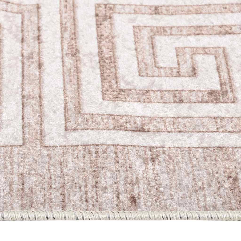 Tapis de Couloir Velours Lavable en Machine Antidérapant et Antibactérien Beige 80x300 cm – ComfortXL Outdoor Living - Image 5
