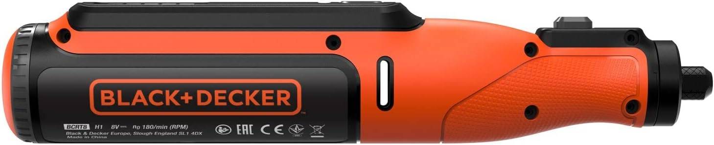 Outil multifonction rotatif 7,2 V - BLACK+DECKER - avec 1 batterie 1.5 Ah + 50 accessoires - coffret - BCRT8IK-XJ - Image 2