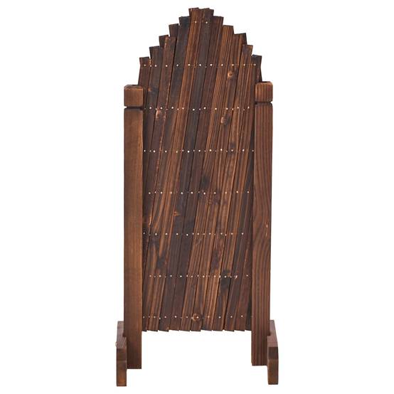 Beliani - Treillis de jardin Bois de sapin Marron foncé PAVAROLO - 122x25x70- Beliani - Image 5