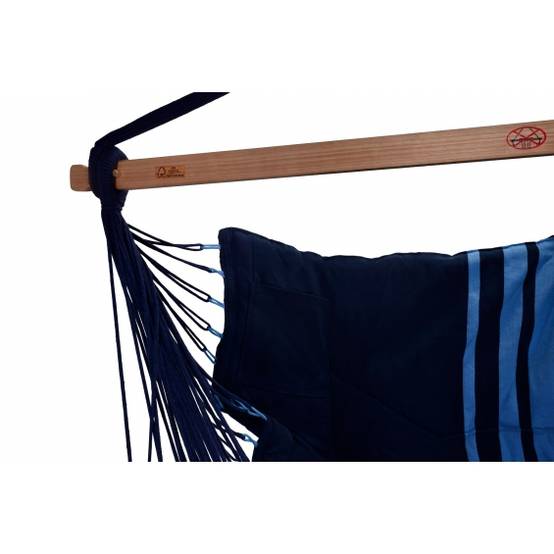 Jobek - Chaise Hamac KONFORT 225x130 cm en Polypropylène molletonnée Caraïbes certifié FSC 100% JOBEK - Image 2