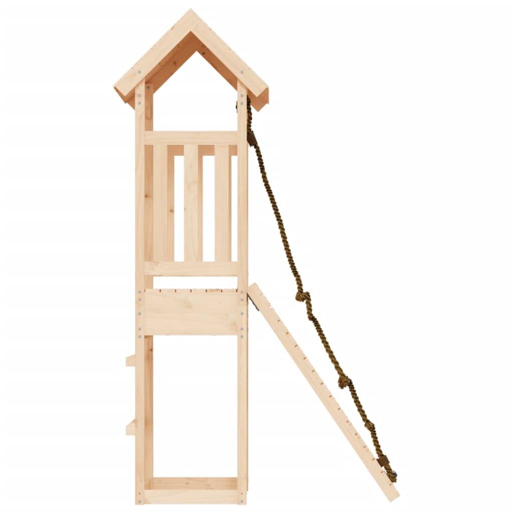 Helloshop26 - Maisonnette de jeu avec mur d'escalade 131 x 64 x 207 cm bois massif de pin - Image 4