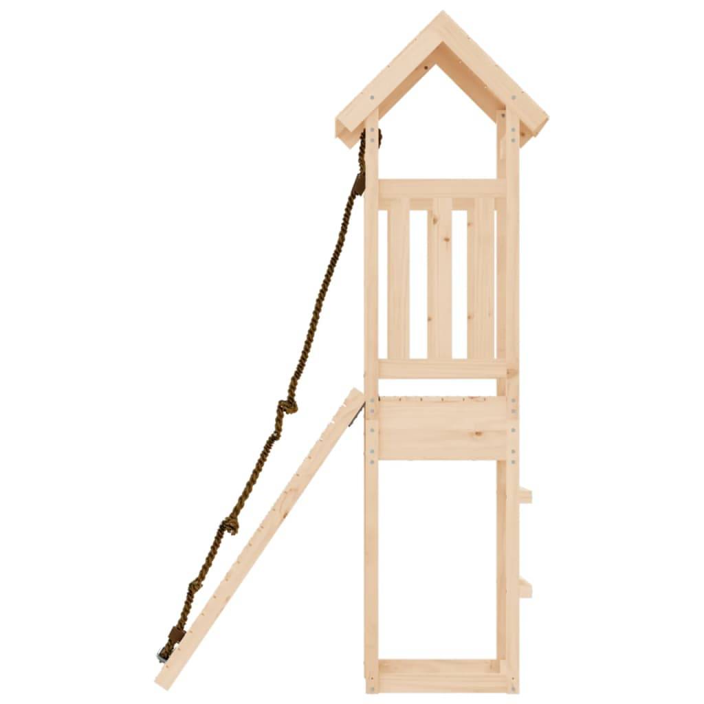 Helloshop26 - Maisonnette de jeu avec mur d'escalade 131 x 64 x 207 cm bois massif de pin - Image 5