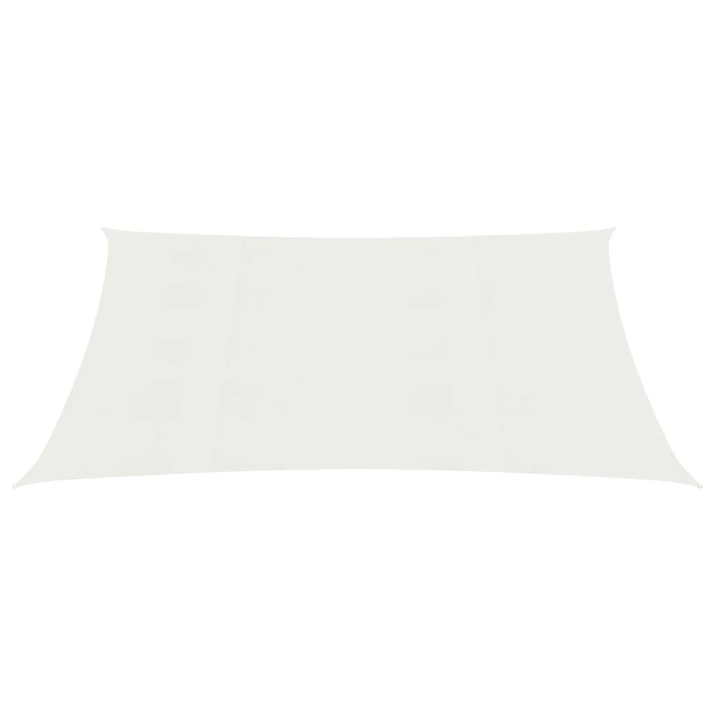 Helloshop26 - Voile toile d'ombrage parasol 160 g/m² PEHD 6 x 7 m blanc - Image 2