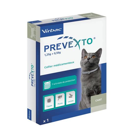 Prevexto - Collier antiparasitaire Chat 1 Unité - Image 2