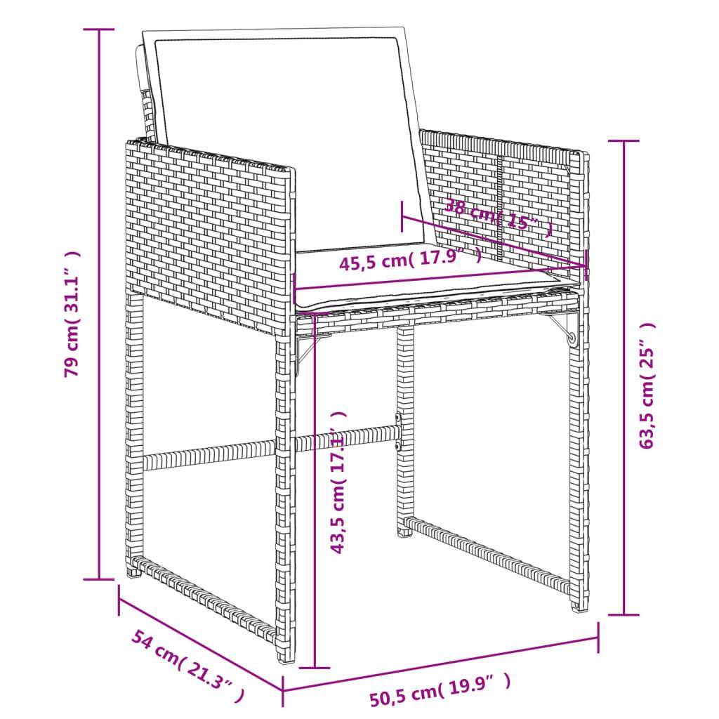 Salon de Jardin XXL 12 Places Gris Clair Résine Tressée Encastrable, Table Extensible 330cm – ComfortXL Outdoor Living - Image 10