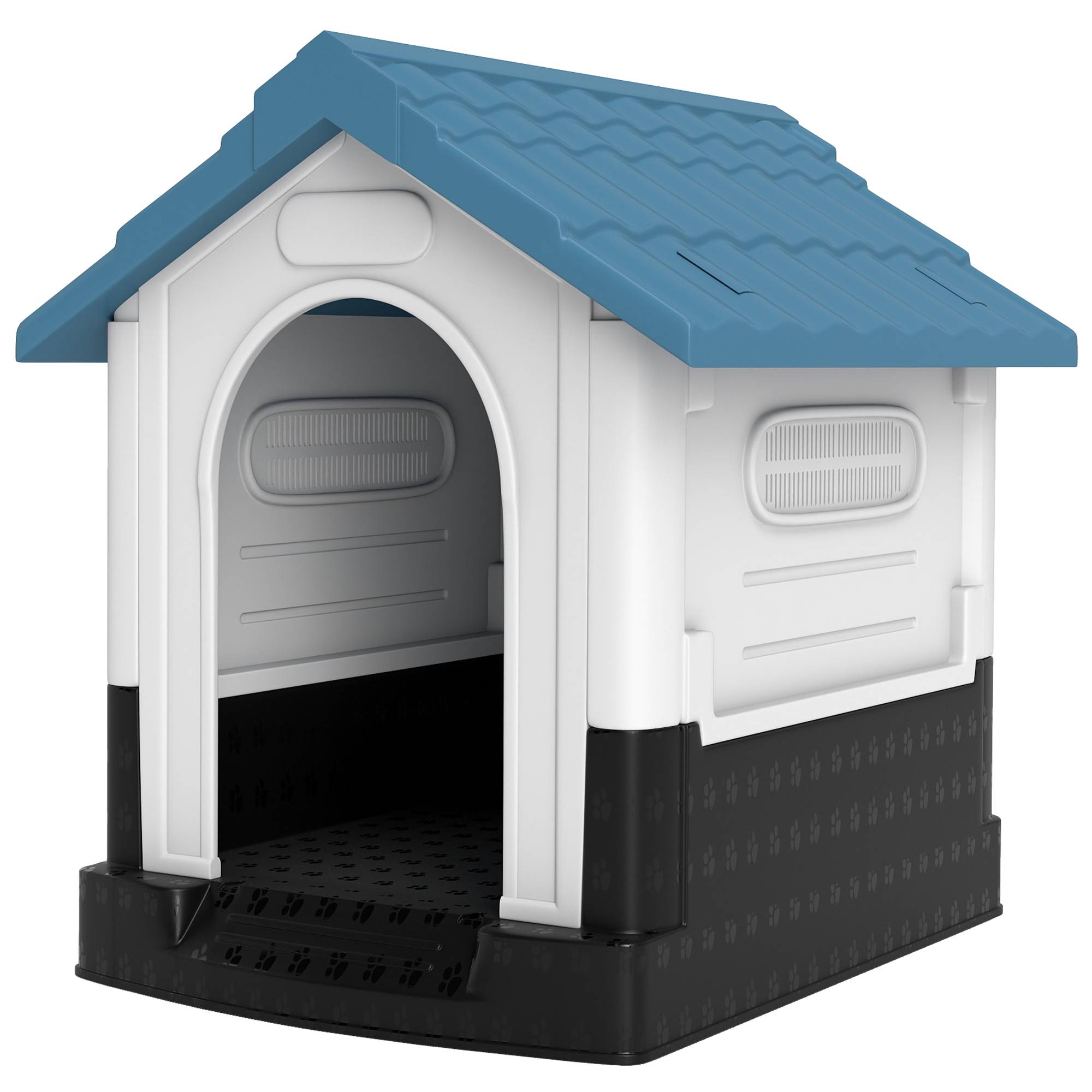 ComfortXL - Niche pour petit chien polypropylène bleu 64,5 x 57 x 66 cm extérieur ventilée - ComfortXL Outdoor Living - Image 2