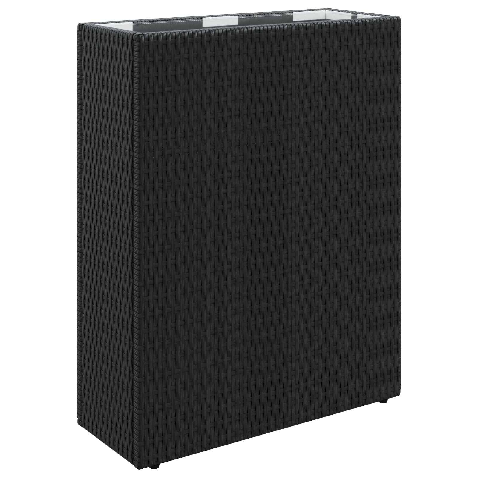 Cache-pot polyrotin noir 55 x 22 x 70 cm, Poids:5kg - PANGIVO - Image 2