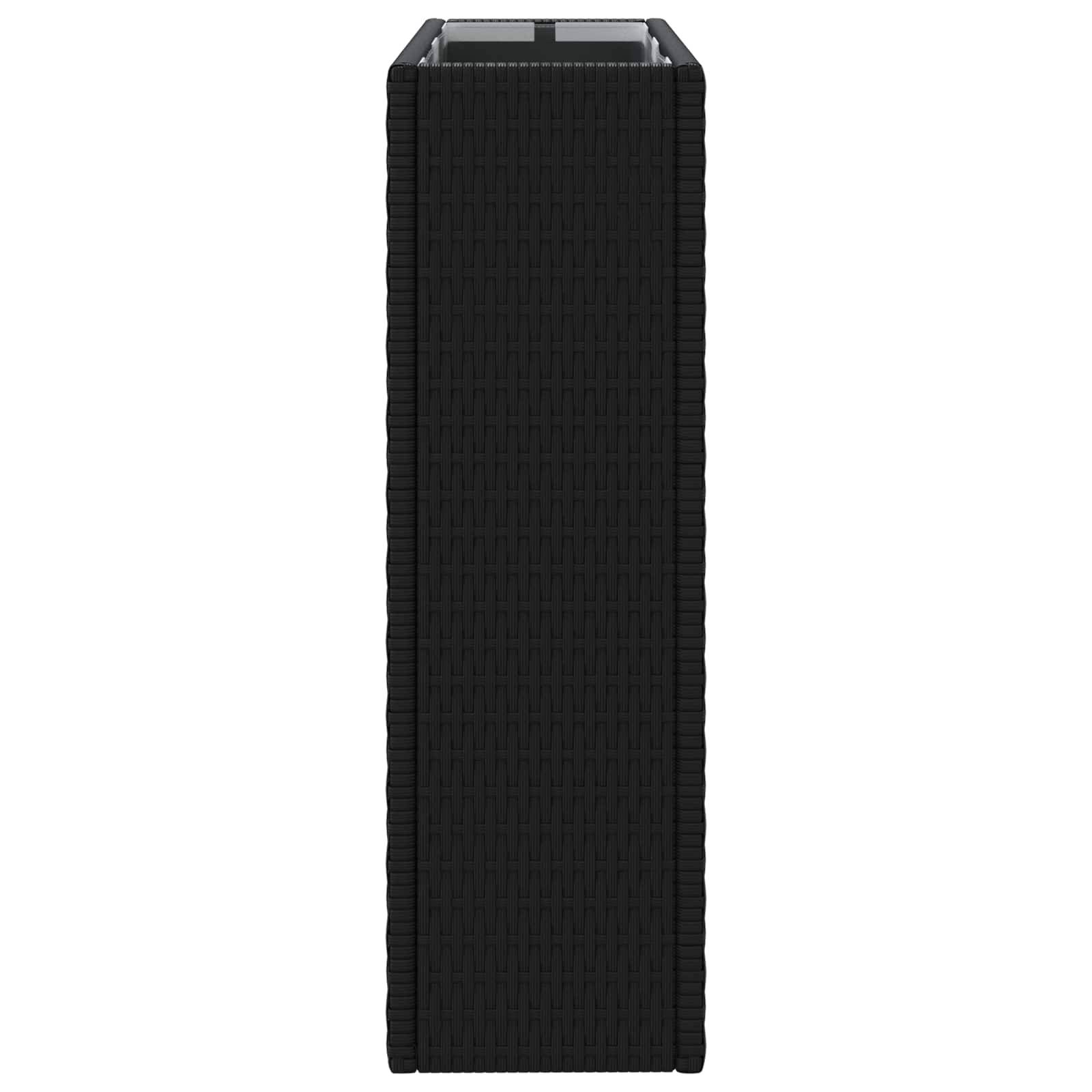 Cache-pot polyrotin noir 55 x 22 x 70 cm, Poids:5kg - PANGIVO - Image 5