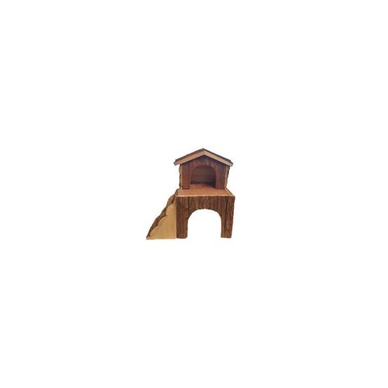 Maison Bjork en bois nature pour rongeurs - Image 5