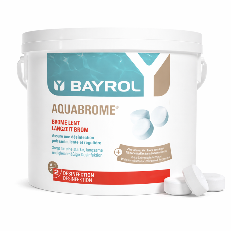 Brome Bayrol Aquabrome pastilles 20 g. désinfection piscine - 20 kg - Image 1