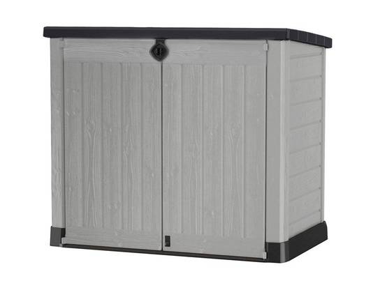 Keter - Coffre de jardin résine Sio Ace gris / Noir, L.145.5 X H.123 X P.82 Cm - Image 1