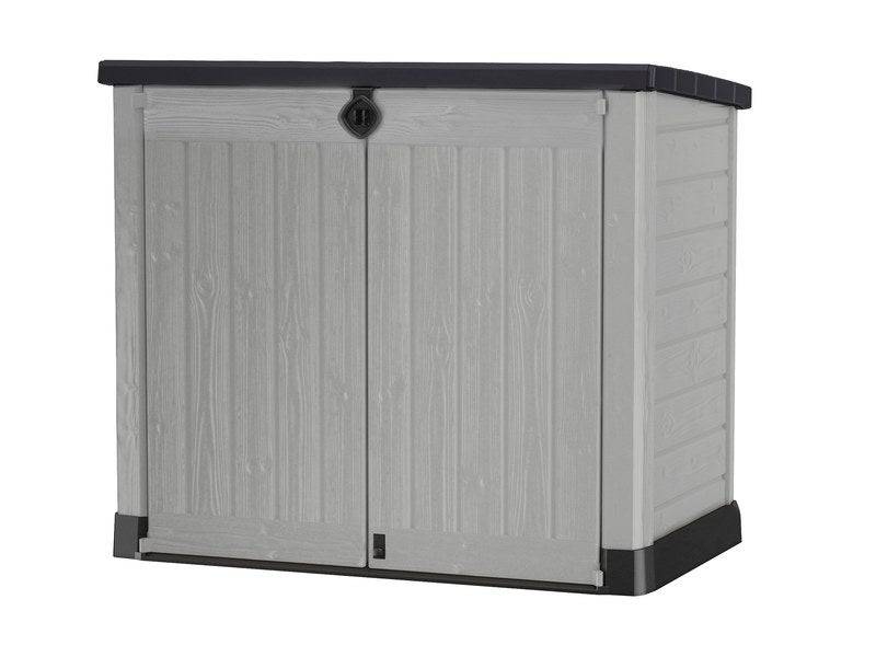 Keter - Coffre de jardin résine Sio Ace gris / Noir, L.145.5 X H.123 X P.82 Cm - Image 1