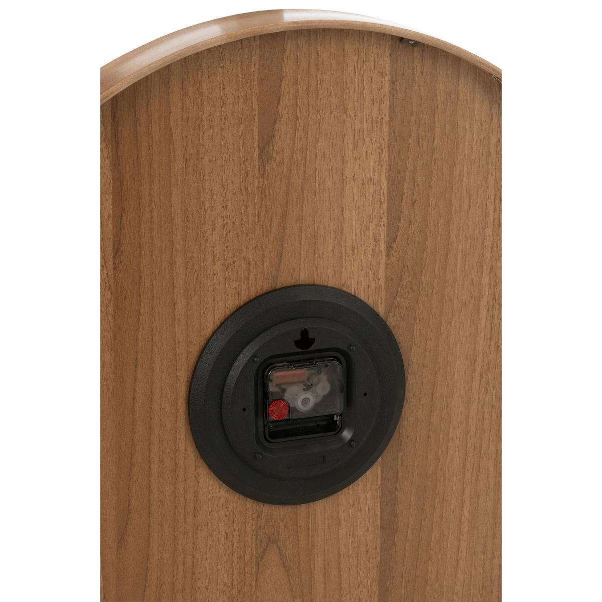 J-Line - Horloge Murale en Bois "Marion" 53cm Marron - Image 3