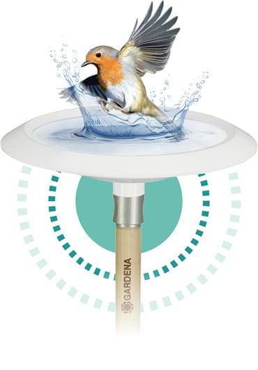 Gardena - Bain en plastique pour oiseaux ClickUp - compatible avec manche ou support balcon ClickUp! Gardena - Image 2