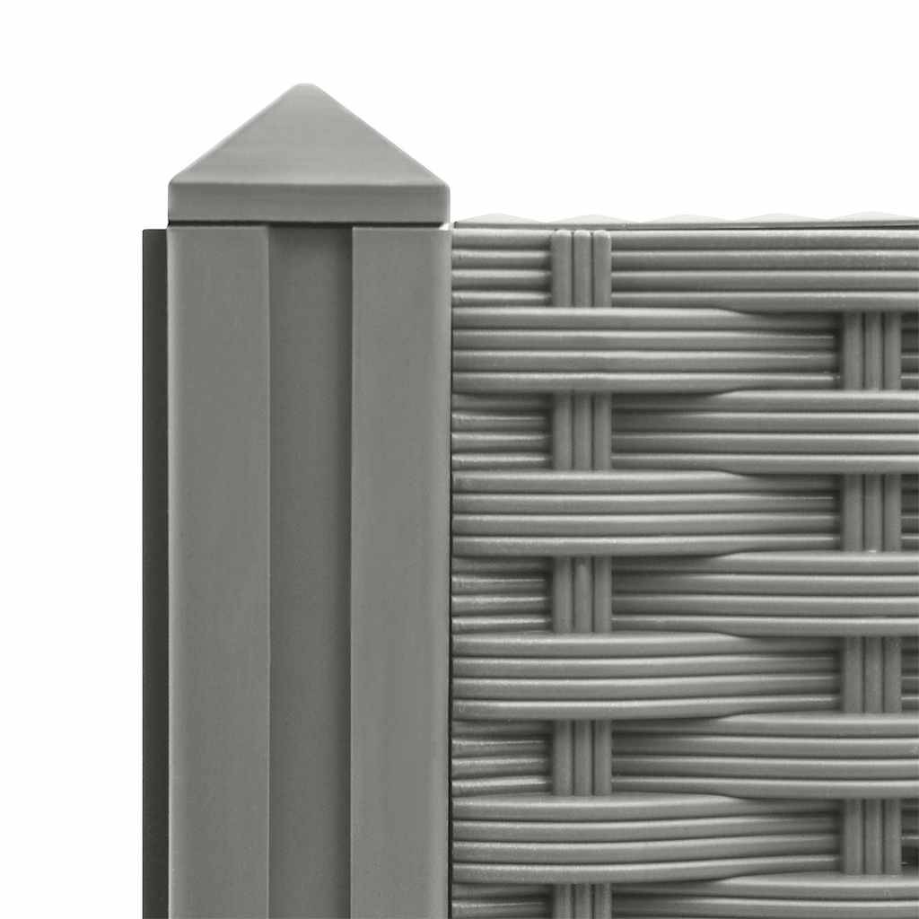 Prolenta Premium - Jardinière polypropylène gris 80 x 80 x 38 cm - Prolenta premium p344.5 - Image 4