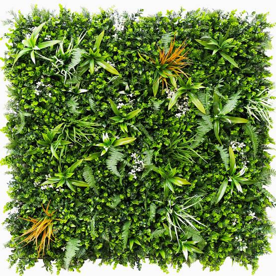 Savane Mur vegetal artificiel plaque de 1mx1m Décoration Murale - Image 1