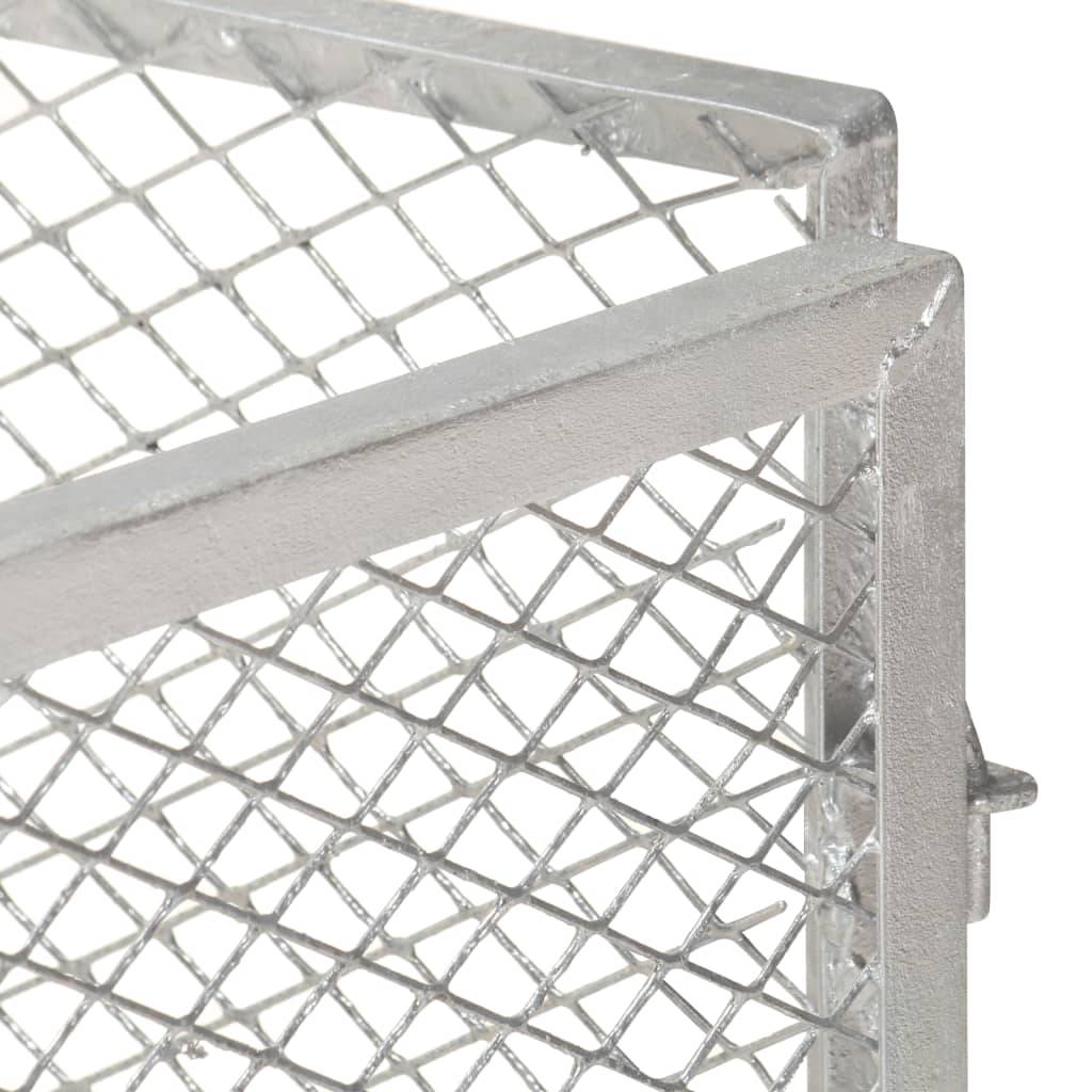 ComfortXL - Composteur de jardin robuste en fer galvanisé 505L pour extérieur Argenté – ComfortXL Outdoor Living - Image 2