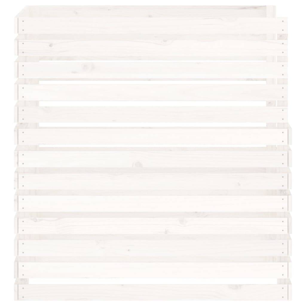 Composteur bois de pin blanc 100 x 100 x 102 cm - PANGIVO - Image 6