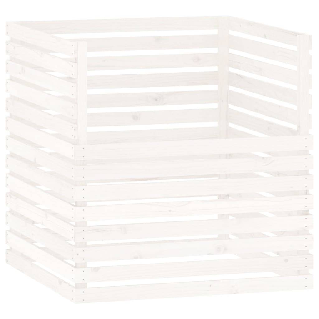 Composteur bois de pin blanc 100 x 100 x 102 cm - PANGIVO - Image 2