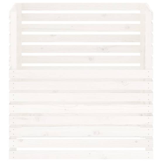 Composteur bois de pin blanc 100 x 100 x 102 cm - PANGIVO - Image 5