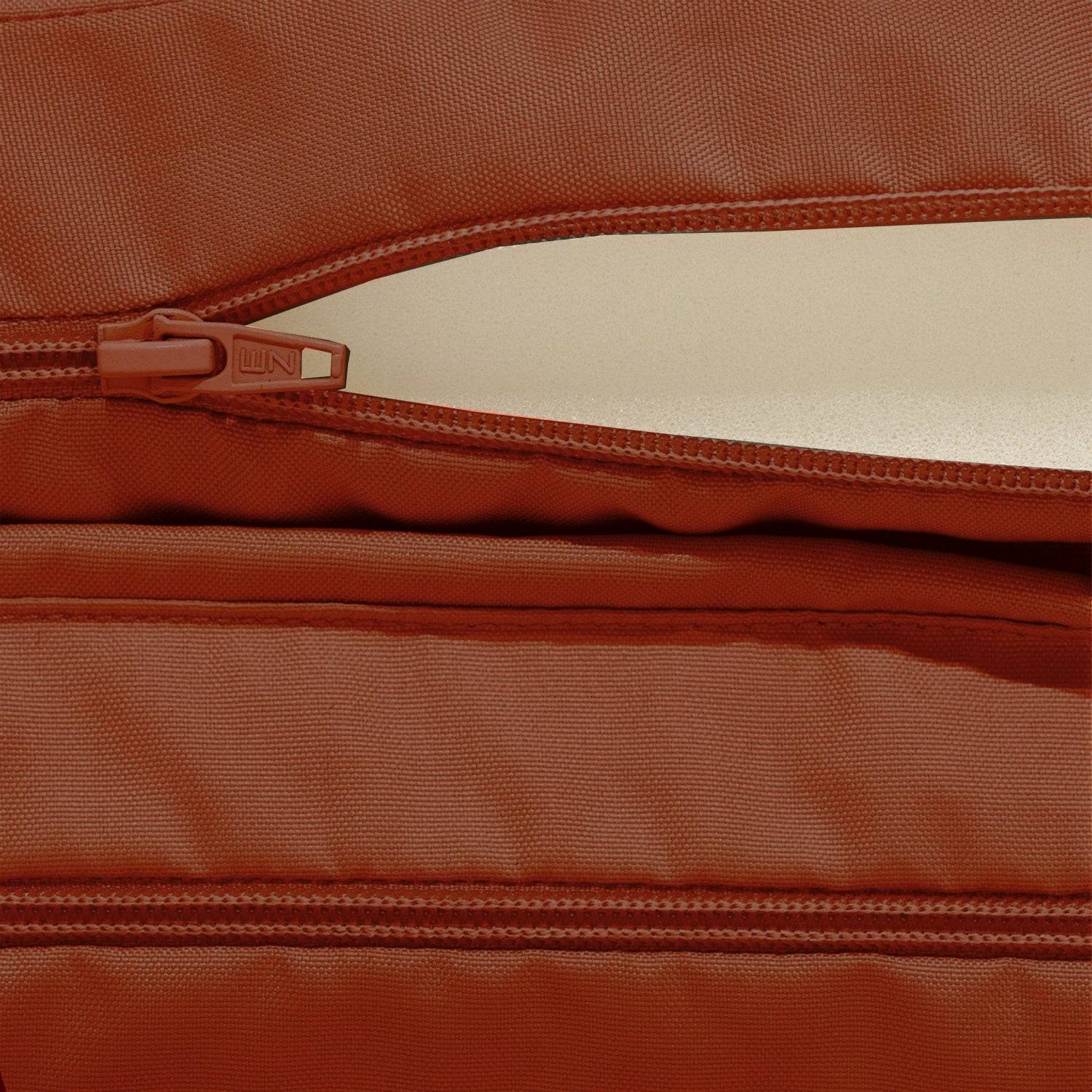 Coussin pour transat déhoussable 185x55x4cm terracotta - Déco arts - Image 7