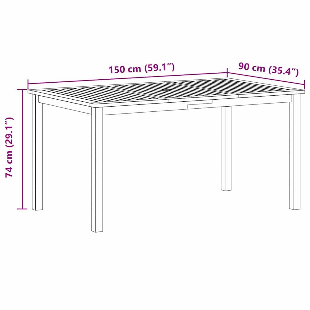 Ensemble Table et Chaises de Jardin 6 Places en Poly Rotin Empilable pour Extérieur Gris – ComfortXL Outdoor Living - Image 8