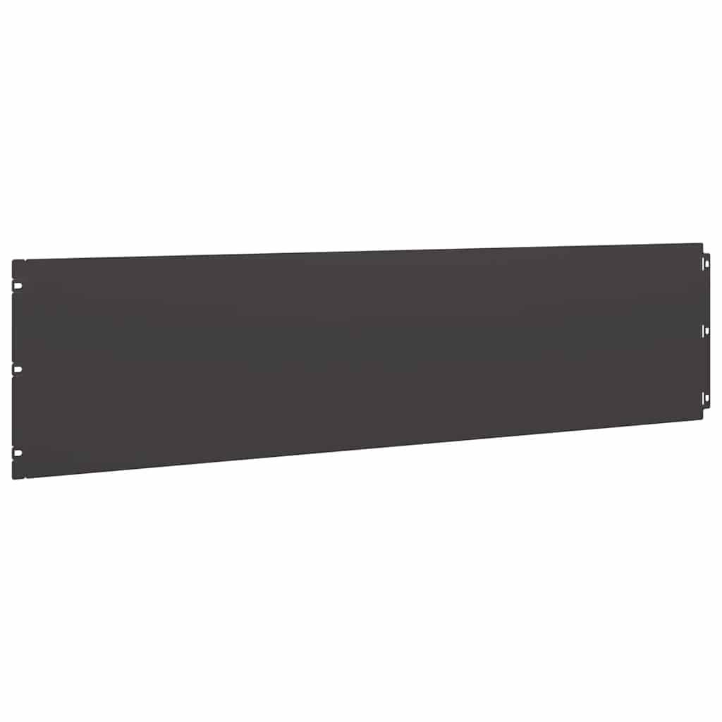 Bordure pelouse acier laminé jardin allée délimitation flexible 10pcs 25x103cm noir - ComfortXL Outdoor Living - Image 5