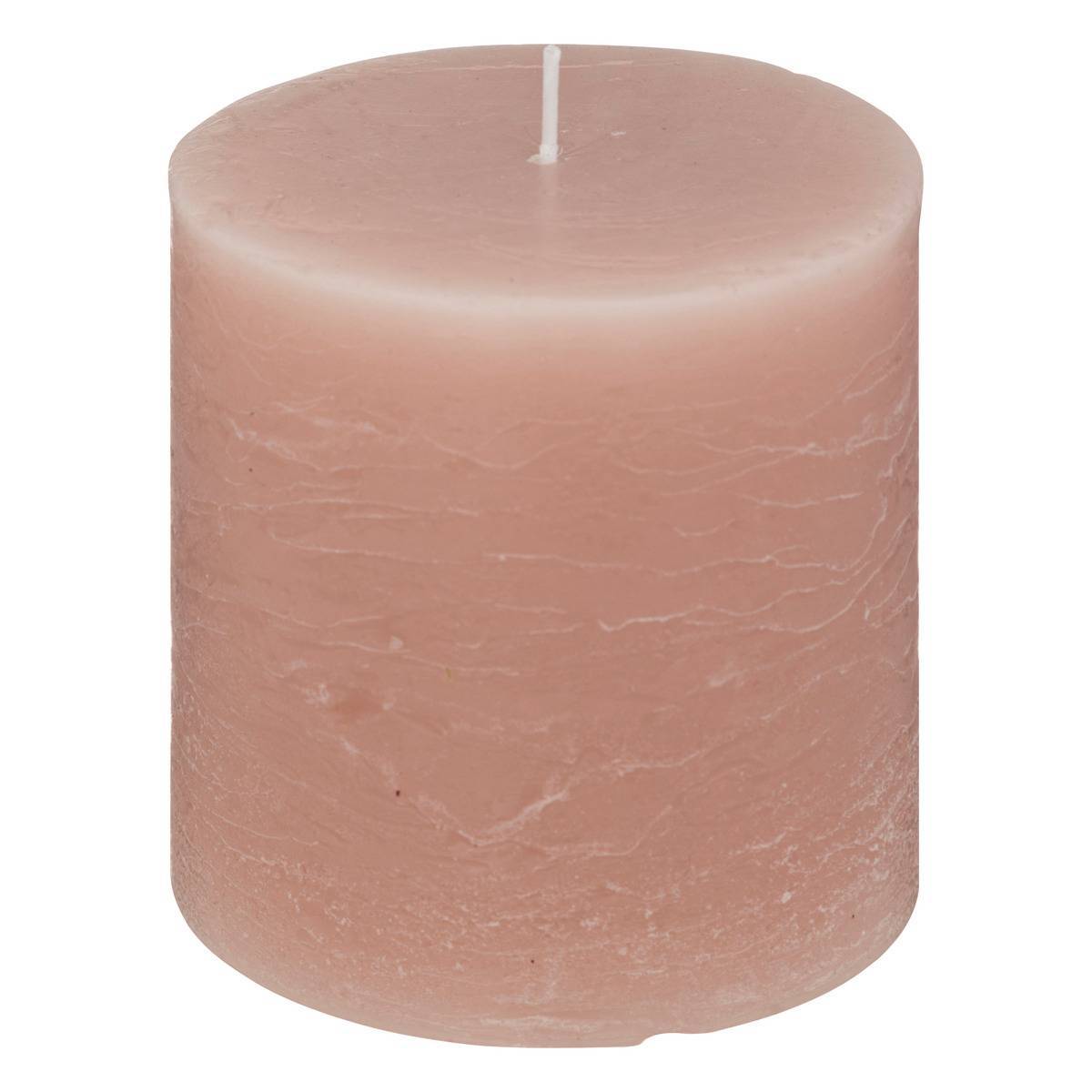 Atmosphera - Bougie rustique rose clair 663g - Atmosphera Créateur d'intérieur