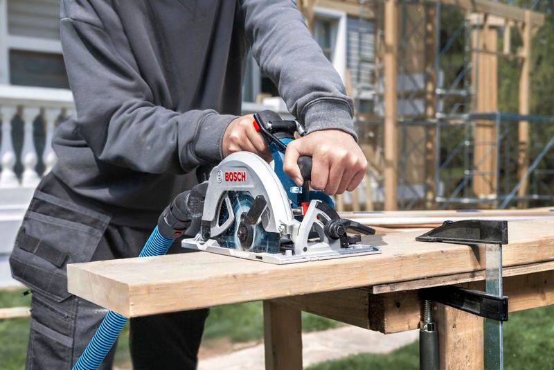 Bosch Professional - Scie circulaire 18V - PRO GKS 18V-68-2 - BOSCH - sans batterie , ni chargeur - L-BOXX - 06016D0001 - Image 5