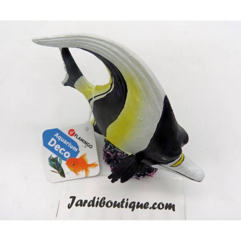 Flamingo - LETO ZANCLE CORNU. 11 x 6 x 11 cm. décoration aquarium - Image 5