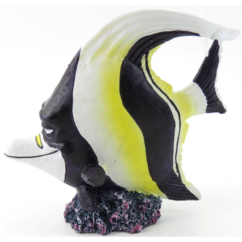 Flamingo - LETO ZANCLE CORNU. 11 x 6 x 11 cm. décoration aquarium - Image 8