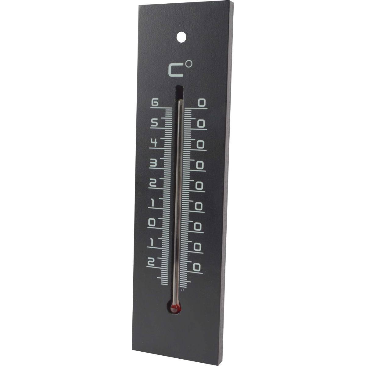Stil - Thermomètre en médium contemporain Noir - 22 cm - Image 1