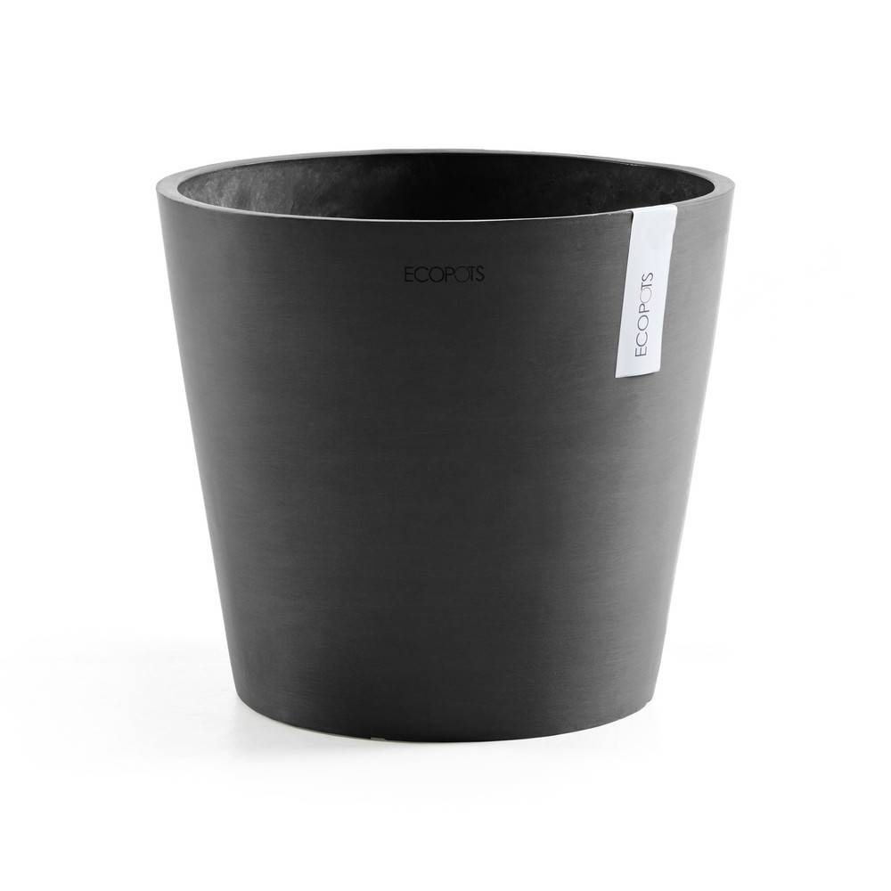 Ecopots - Pot Rond Amsterdam 30 Gris Foncé - Ø 30 x H. 26,3 cm - 12,8 L ECOPOTS - Image 1