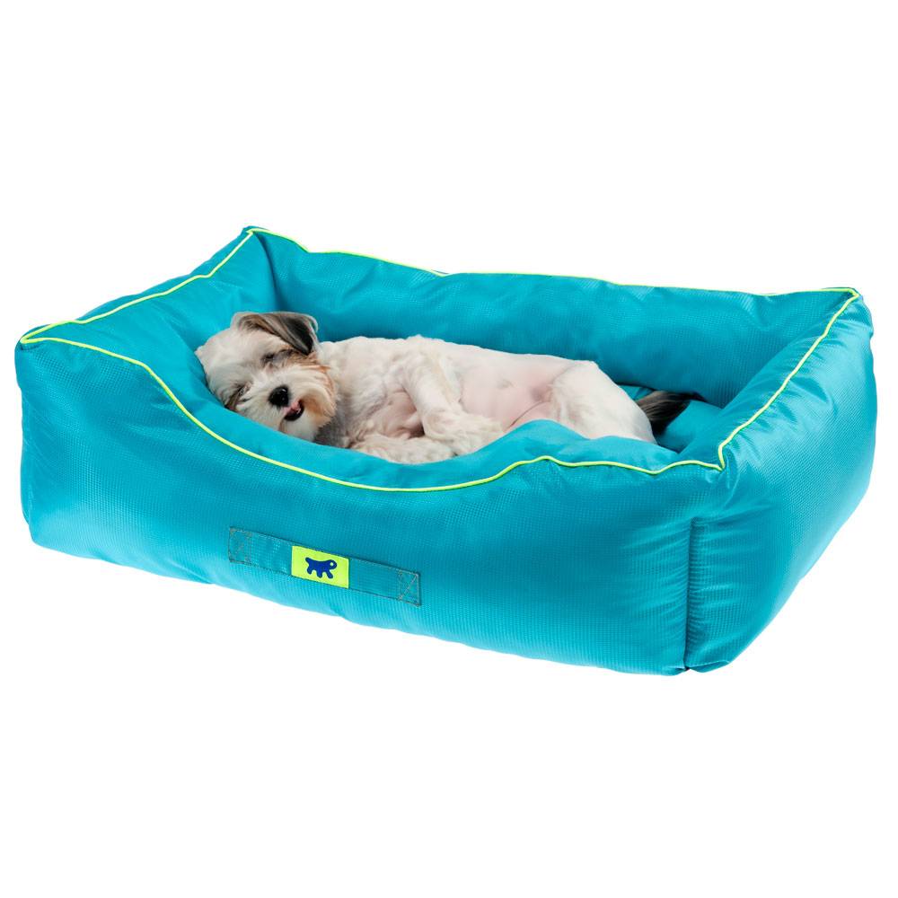 Ferplast - Ferplast Panier Chien Coussin Chien Petite taille Tissu anti-rayures Lavable en machine à 30°CMatelas pour chien imperméable 55 x 45 x 20 cm.Bleu - Image 4