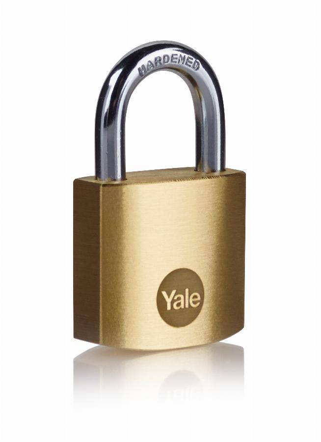 Cadenas YALE laiton - Lot de 2 - S'entrouvrant 20 mm - 3 clés - 24237000